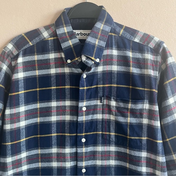 BARBOUR Stapleton Castlebay Tailored Fit Shirt Men' Flannel Western S - Picture 2 of 12